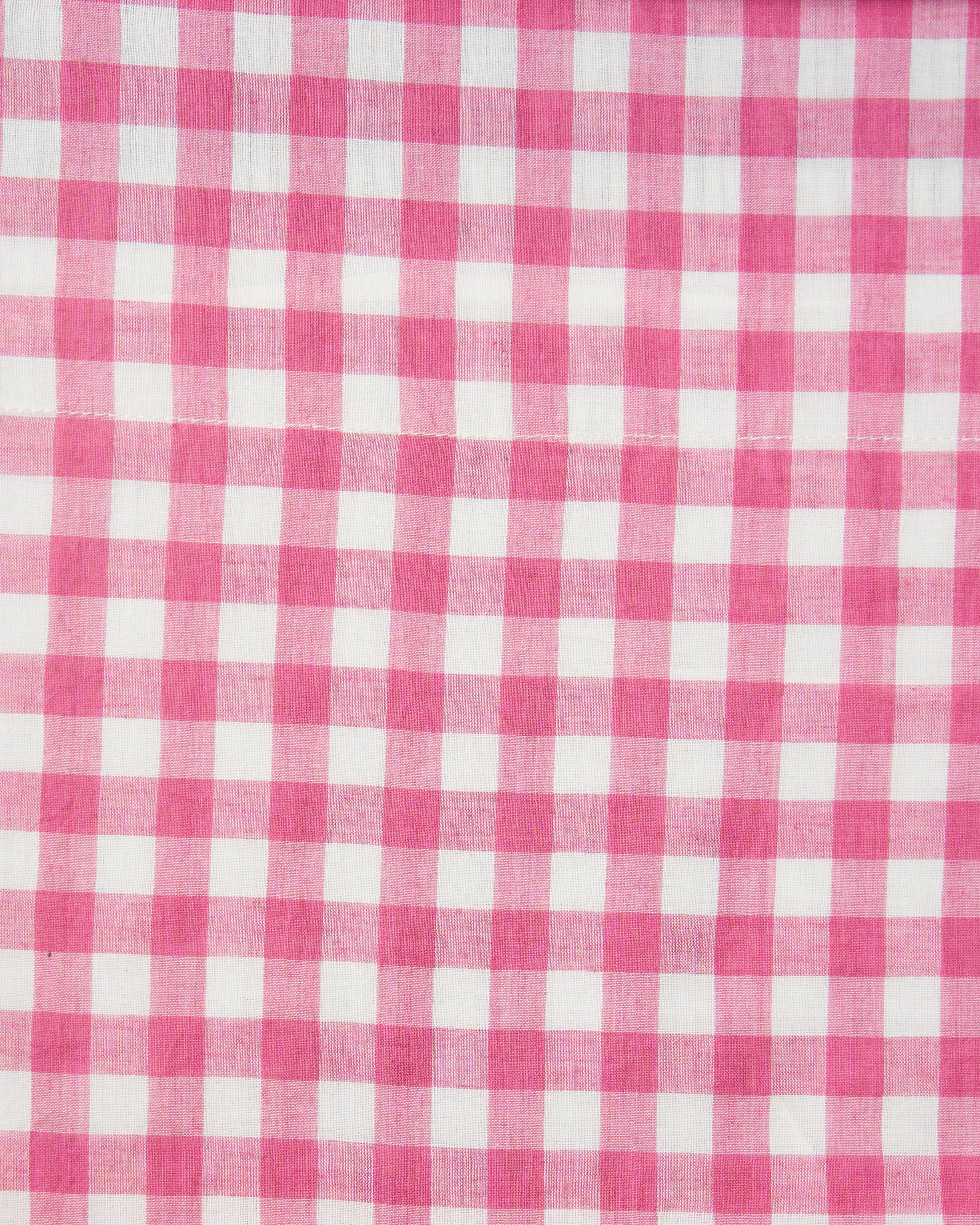 Tessuto cotone quadretti rosa bianco gingham FrancescaBi