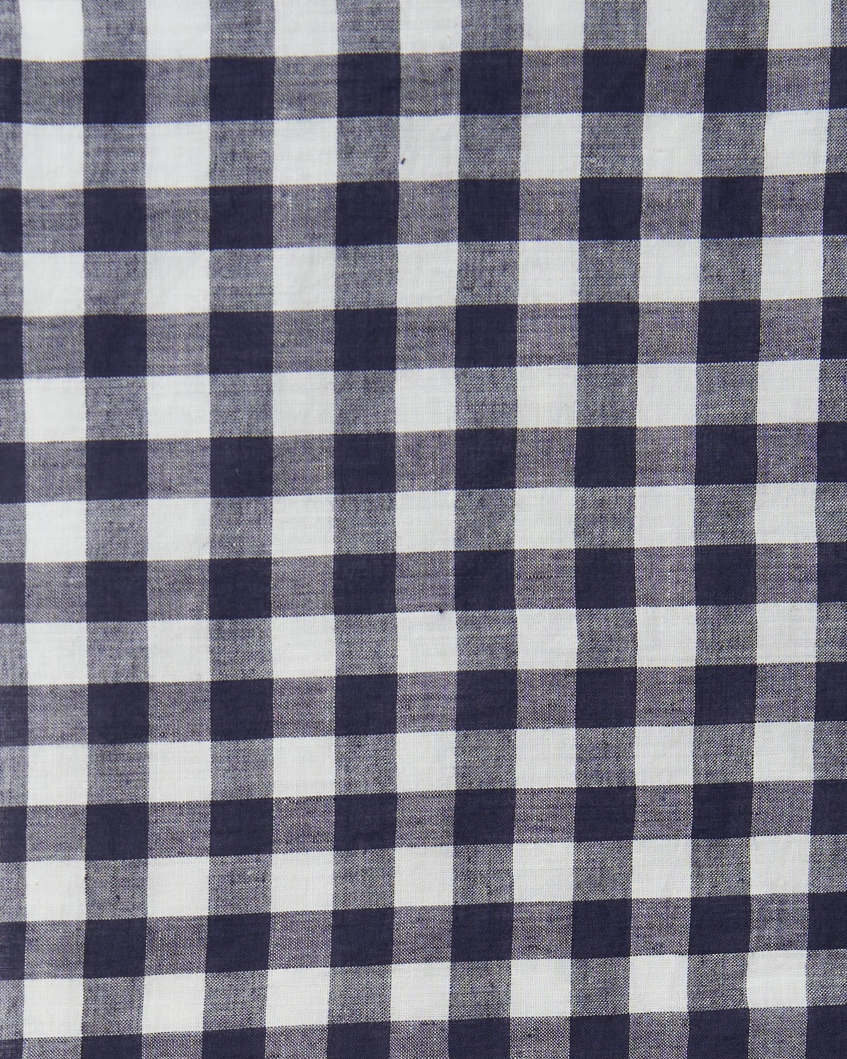 Tessuto cotone quadretti blu navy bianco gingham FrancescaBi